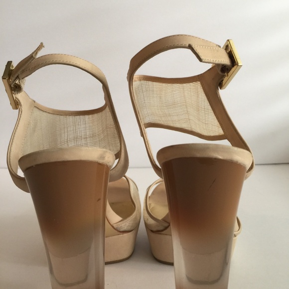 Rachel Zoe Lexi Raffia Platform Heels sz 9 - Picture 8 of 8